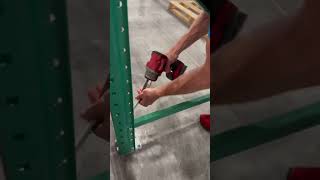 Anchoring down your #PalletRack is an important step in the installation process #warehouse #racking