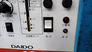 ☆ダイヘン/DAIHEN  半自動溶接機 CO2/MAG溶接用直流電源＋小形ワイヤ送給装置 UPTM-1604/UMM-2304【三相200V】 【電源コード欠品】