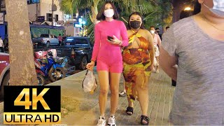 Pattaya 4k Walk Friday Night Evenig Soi Bua Khao Soi 6 Beach Road 18th