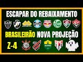 BRASILEIRÃO | NOVA PROJEÇÃO PARA ESCAPAR DO REBAIXAMENTO