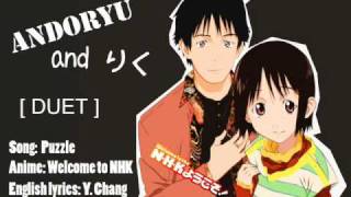 [ Andoryu x Riku ] Welcome to N.H.K. - Puzzle ENGLISH DUB