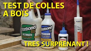 Test de colles à bois - Vous allez être surpris !