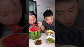 吃瓜能力！ #搞笑吃播 #food #吃播  #mukbang #吃货 #cooking  #吃 #funny #吃貨  #吃飯