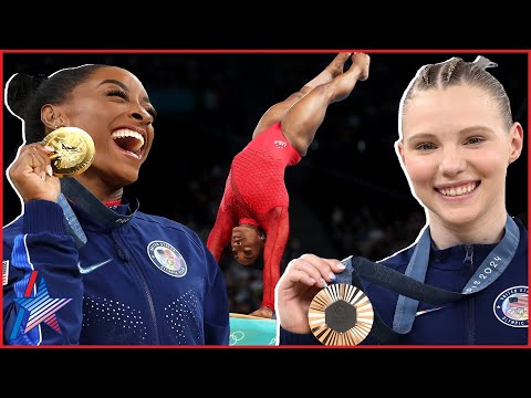 Simone Biles and Jade Carey WIN gold and bronze in vault at the 2024 Olympics