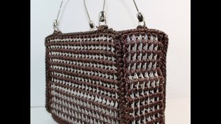 How to Crochet Soda Tab Purse (Video One) Subtitulos en Espanol