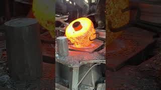 Inside the global forge hub factory Bearing Ring Forging Process in Action #process #forging