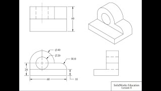 Solidworks Exercise no 4 | Free Solidworks Tutorial for beginner
