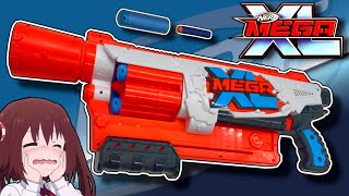 BIGGEST NERF DARTS, Bigger NERF Blaster! NERF MEGA XL Boomdozer Review