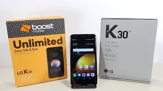 LG K30 Unboxing And First Boot Up (Boost Mobile) HD