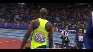 IAAF Indoor Grand Prix birmingham 2015 - Kim Collins 6.50 - Men's 60 Metres Final