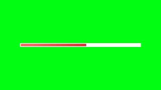 Loading process green screen effects