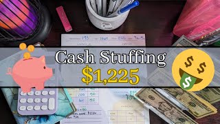 EOM July Cash Stuffing 🎉 | $1225 | Finally getting my money back 💵