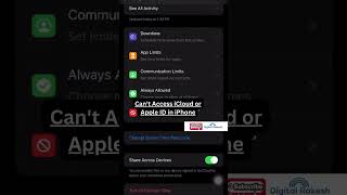 Can't Access iCloud or Apple ID in iPhone | Apple ID or iCloud access Disabled