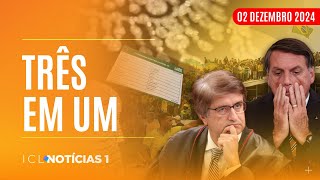 ICL NOTÍCIAS - 02/12/24 - GONET DEVE UNIFICAR GOLPE, JOIAS E VACINA NA DENÚNCIA CONTRA BOLSONARO