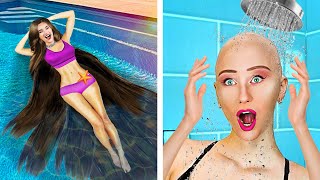 Thick Hair vs Thin Hair Problems / Funny Situations By Crafty Panda How