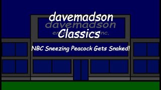 davemadson Classics: NBC Sneezing Peacock Gets Snaked!