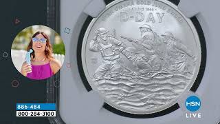 2024 MS70 NGC One of 1944 DDay 80th Anniversary Silver C...