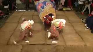 2014白川郷どぶろく祭り（荻町）獅子舞【えちご】