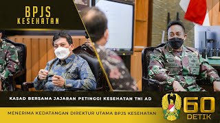 Kasad Bersama Petinggi Kesehatan TNI AD Menerima Kedatangan Direktur Utama BPJS Kesehatan⁣⁣