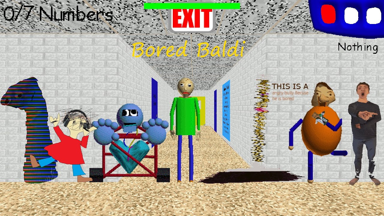 Bored Baldi мод Youtube