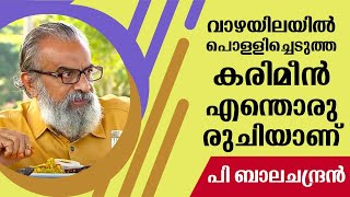 വാഴയിലയിൽ പൊള്ളിച്ചെടുത്ത കരിമീൻ.. എന്തൊരു രുചിയാണ് | പി ബാലചന്ദ്രൻ | P Balachandran