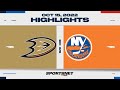 NHL Highlights | Ducks vs. Islanders - October 15, 2022