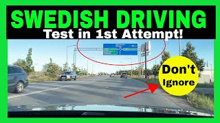 Driving Test In Sweden | Swedish driving test tips | sweden driving rules | körkort |körprov |Key2dl