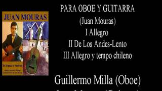 JUAN MOURAS SONATINA CONCERTANTE PARA OBOE Y GUITARRA