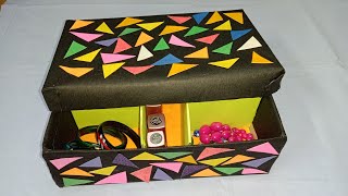 ❤️❤️❤️Make Craft With Shoe Box || Waste Material Craft || New Idea With Old Shoe Box❤️❤️❤️