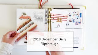 Completed December Daily 2018 Flipthrough + 2019 Plans