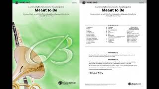 Meant To Be, arr. Michael Story – Score & Sound
