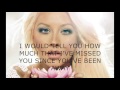 hurt 2 christina aguilera karaoke female lower