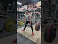 150kg 330lbs for 9 reps deadlift. shorts