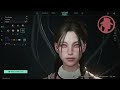 once human cute female character creation