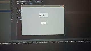Random Number Generator Using JavaFx