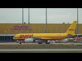 4k tupolev tu 204 100c ra 64024 aviastar tu landing @ leipzig halle airport rwy 26l lej eddp