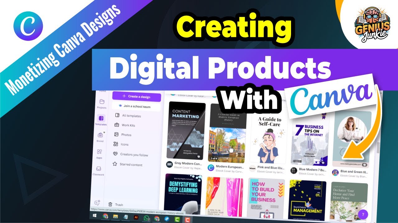 Create And Sell Digital Products With Canva Step By Step Guide For
