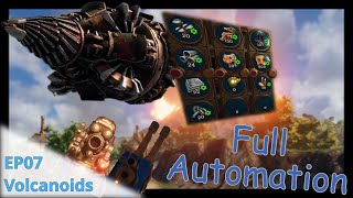 Full automation of production and module management | Volcanoids Let's Play EP07 | Hard Difficulty