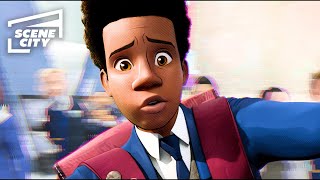 Miles Tries the Shoulder Touch | Spider-Man: Into the Spider-Verse