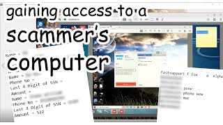 Getting access on a Scammers Computer