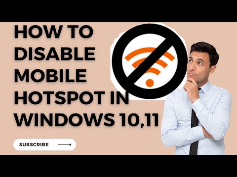 How to Disable Mobile Hotspot in Windows 10