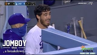 Cody Bellinger keeps the inning alive by getting out, a breakdown