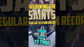 Predicting the Saints regular season record