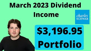 March 2023 Dividend Income Portfolio Report!