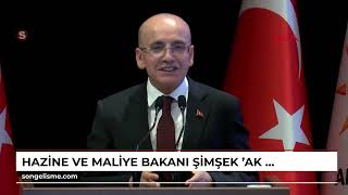 Hazine ve Maliye Bakanı Şimşek, 'AK Parti Ankara Kadın Kolları 7'nci Olağan Kongresi'nde konuştu