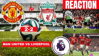 Manchester United vs Liverpool 2-2 Live Stream Premier League Football EPL Match Score Highlights