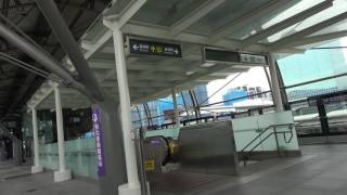 桃園機場捷運 A3新北產業園區月台  Taoyuan Metro