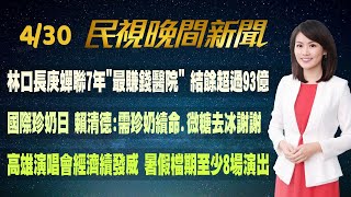 【#民視七點晚間新聞】Live直播 2024.04.30 晚間大頭條：藍白聯手"電價凍漲" 經濟部:仍依法調漲