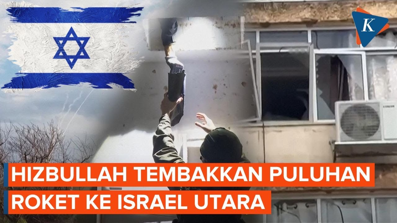 Hizbullah Klaim Tembakkan Puluhan Roket Ke Israel Utara - YouTube