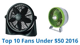 10 Best Fans Under $50 2016